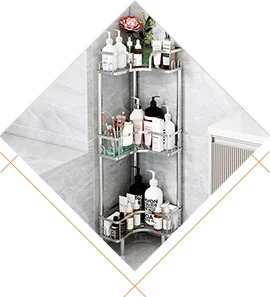 Metal Banyo Organizatör Rafı