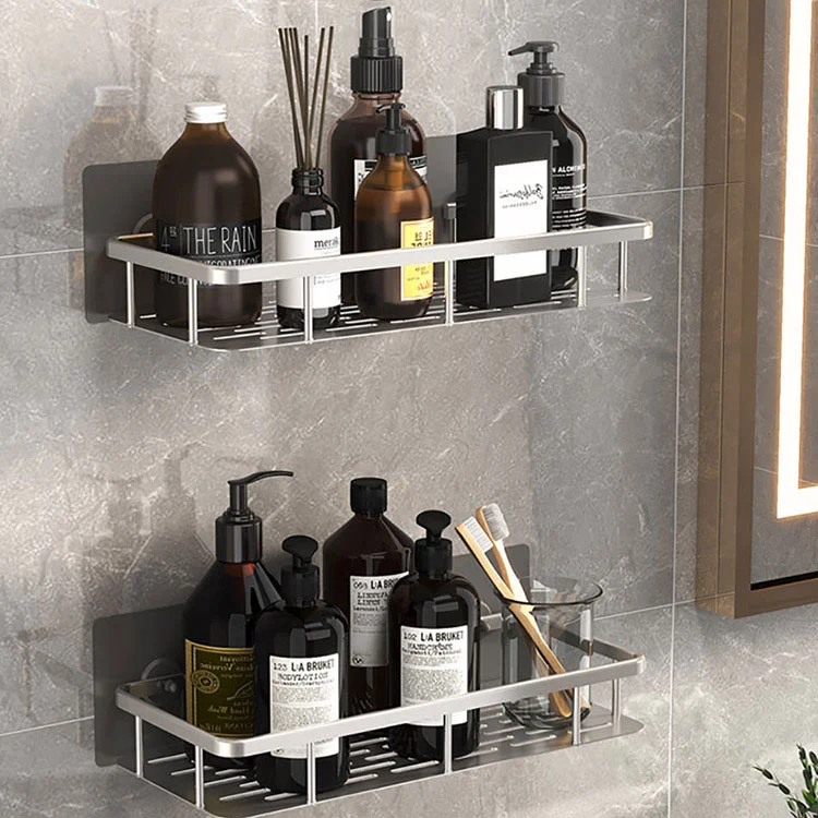 Matkapsız Emme Banyo Rafı