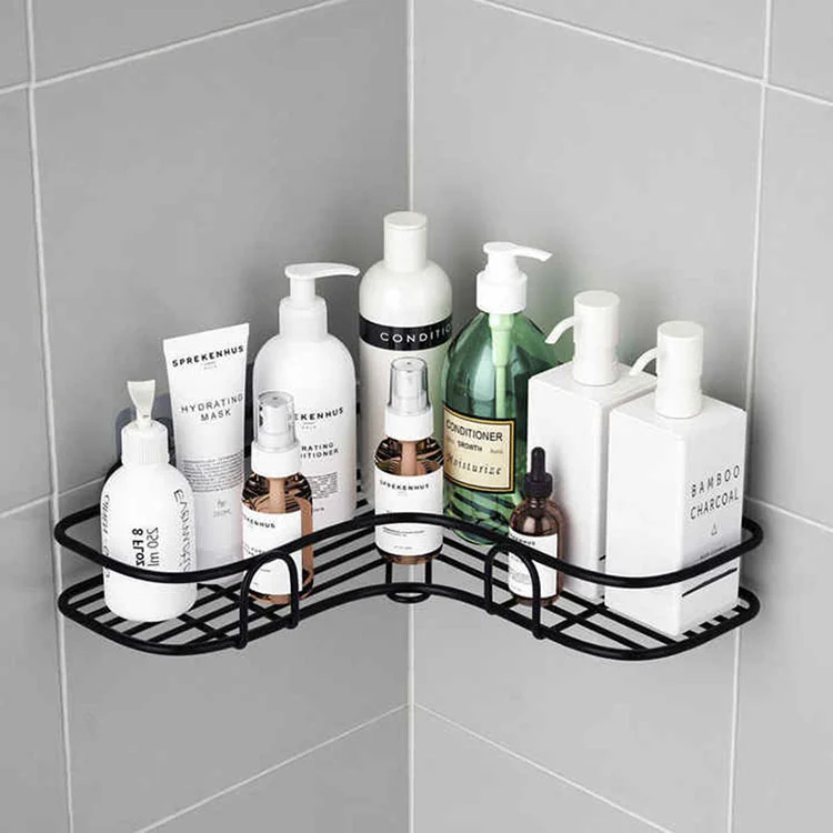 Sondajsız Metal Banyo Köşe Rafı
